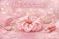 ⭐ Halo Pink Soft‑Glam Scrunchie Trio